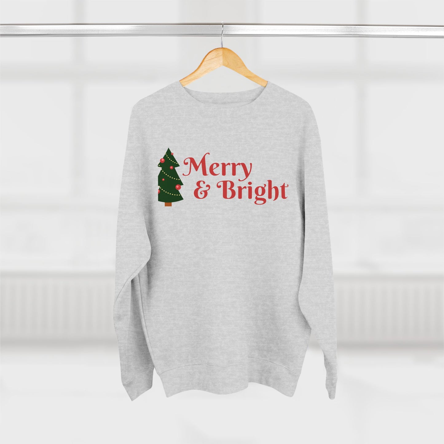 Merry and Bright Unisex Crewneck Sweatshirt