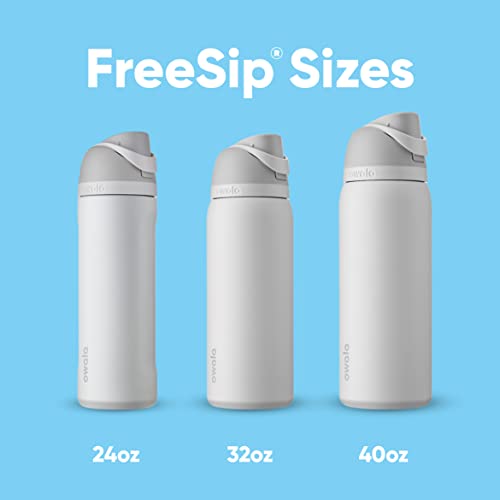 Owala FreeSip Insulated Stainless Steel Water Bottle with Straw for Sports Travel and School BPAFree Sports Water Bottle 24 oz Camo Cool