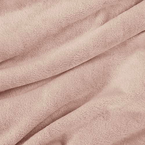 Bedsure Fleece Bed Blankets Queen Size Grey  Soft Lightweight Plush Fuzzy Cozy Luxury Blanket Microfiber 90x90 inches