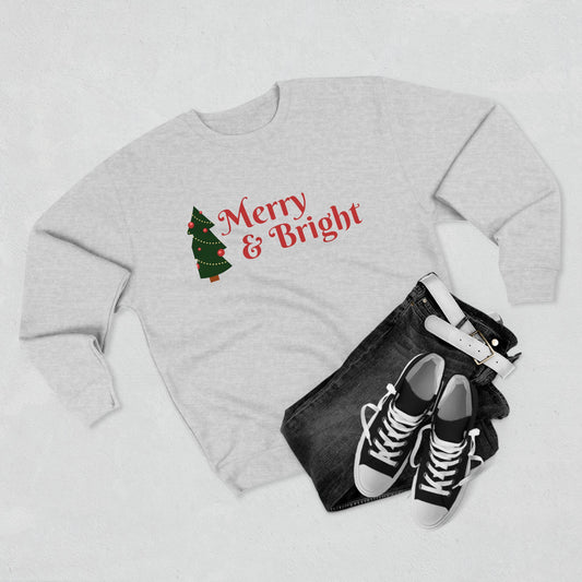Merry and Bright Unisex Crewneck Sweatshirt