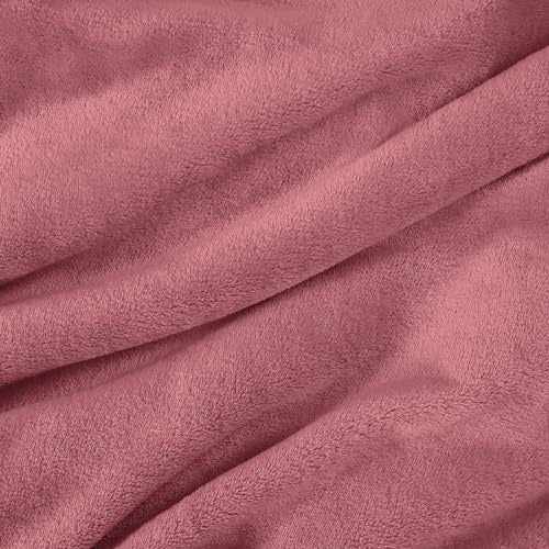 Bedsure Fleece Bed Blankets Queen Size Grey  Soft Lightweight Plush Fuzzy Cozy Luxury Blanket Microfiber 90x90 inches