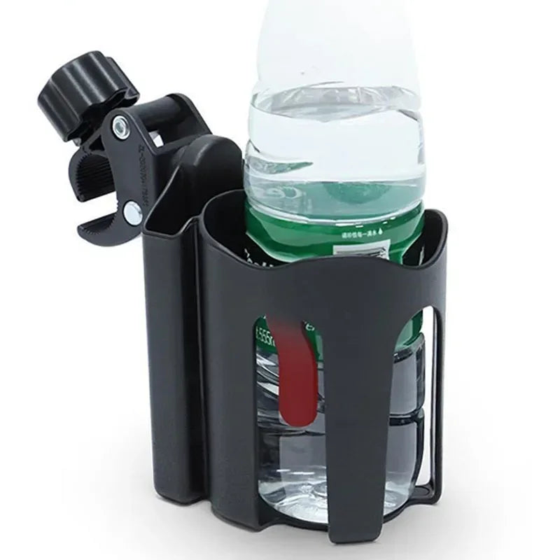 2 in 1 Baby Stroller Water Cup Holder with Mobile Phone Holderbottle Holderelectric Carbicycle Universal Water Bottle Holder