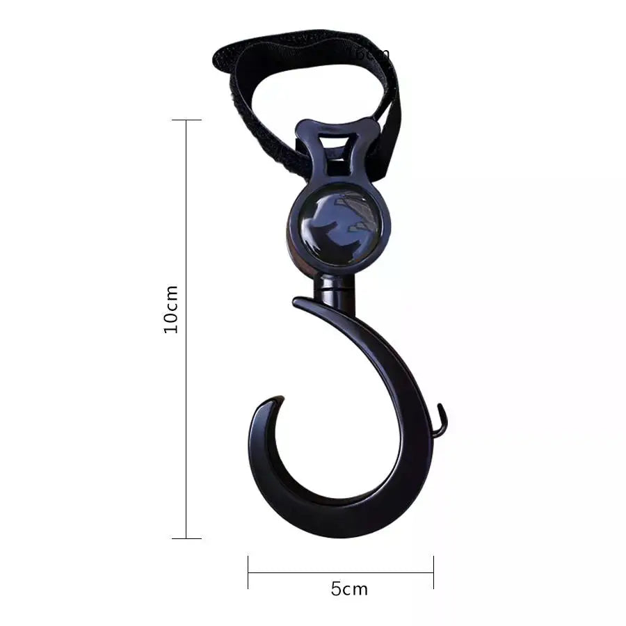 1/2PCS Pram Hook Multifunctional 360 Degree Rotating Hanger Shopping Cart Car Seats Hooks Baby Stroller Accessories