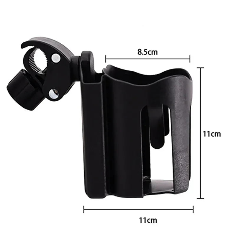 2 in 1 Baby Stroller Water Cup Holder with Mobile Phone Holderbottle Holderelectric Carbicycle Universal Water Bottle Holder